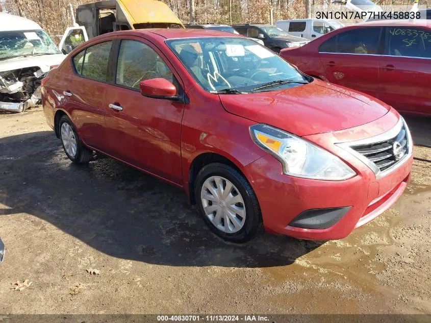 3N1CN7AP7HK458838 2017 Nissan Versa 1.6 Sv