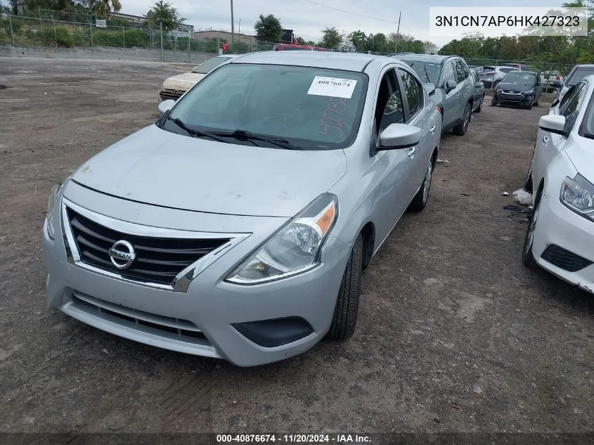 2017 Nissan Versa 1.6 Sv VIN: 3N1CN7AP6HK427323 Lot: 40876674