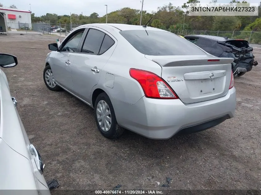 2017 Nissan Versa 1.6 Sv VIN: 3N1CN7AP6HK427323 Lot: 40876674