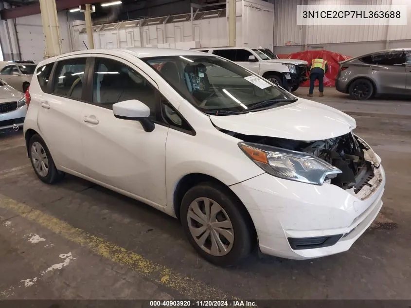 2017 Nissan Versa Note Sv VIN: 3N1CE2CP7HL363688 Lot: 40903920