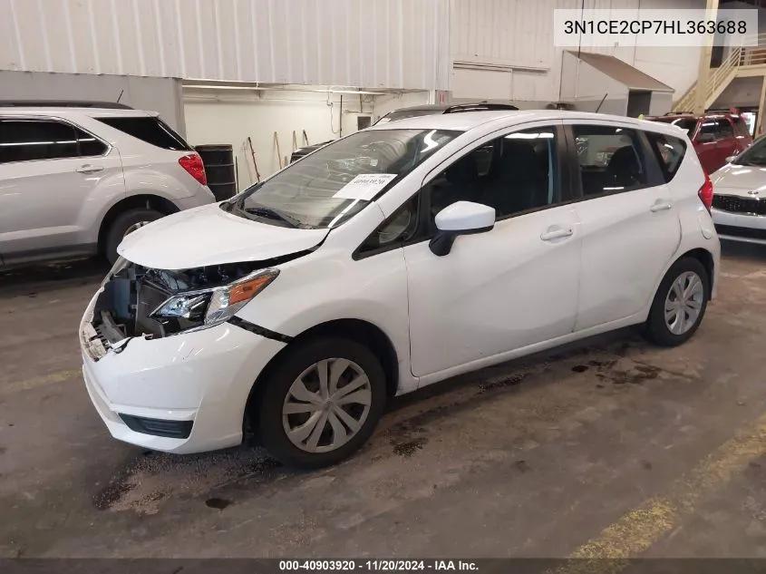 2017 Nissan Versa Note Sv VIN: 3N1CE2CP7HL363688 Lot: 40903920