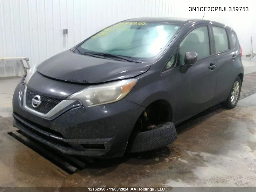 2018 Nissan Versa Note VIN: 3N1CE2CP8JL359753 Lot: 12152350