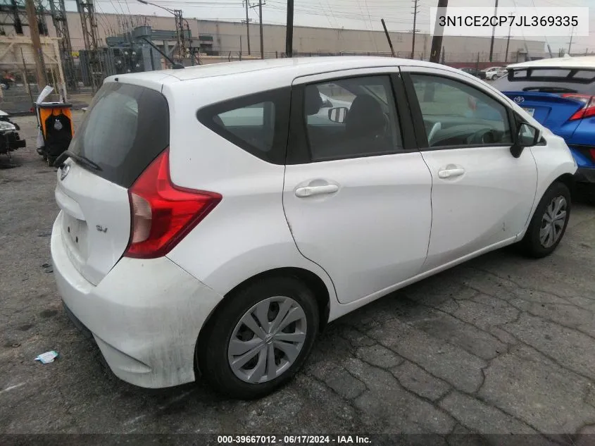 2018 Nissan Versa Note Sv VIN: 3N1CE2CP7JL369335 Lot: 39667012