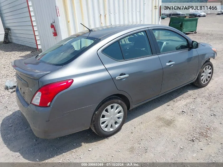 3N1CN7AP9JL811466 2018 Nissan Versa 1.6 Sv