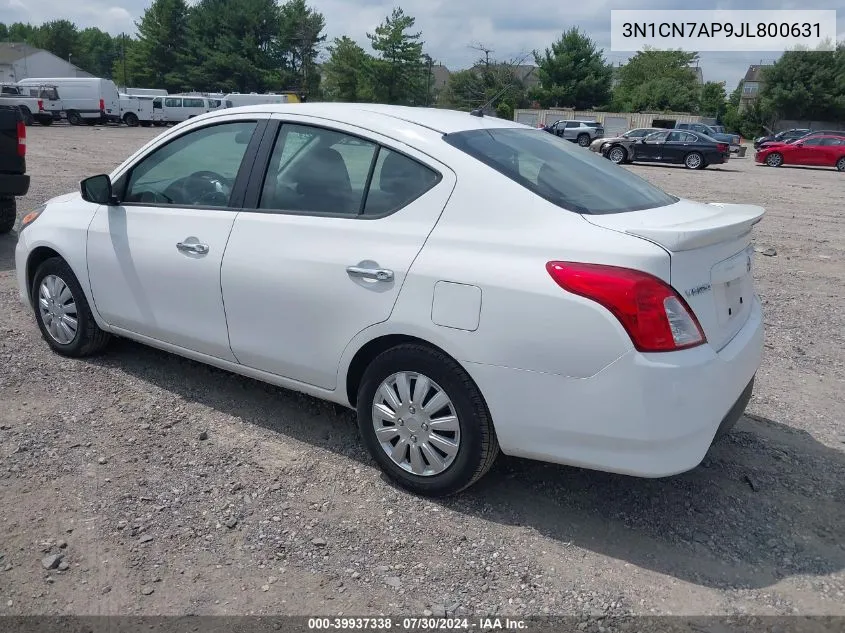 3N1CN7AP9JL800631 2018 Nissan Versa 1.6 Sv