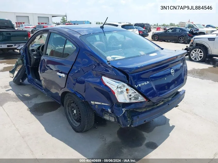 3N1CN7AP9JL884546 2018 Nissan Versa 1.6 Sv