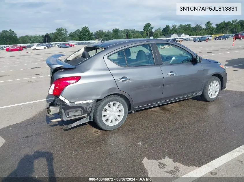 3N1CN7AP5JL813831 2018 Nissan Versa 1.6 Sv