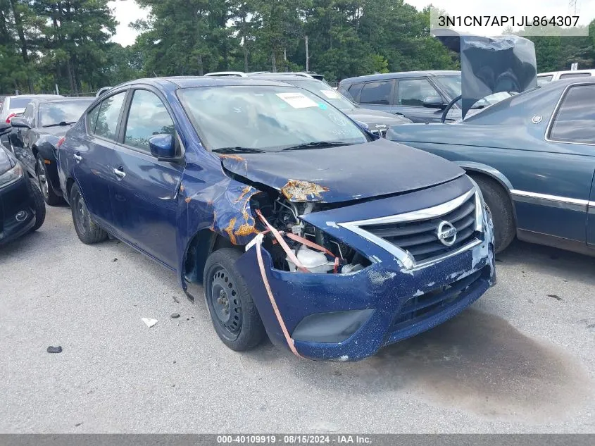 3N1CN7AP1JL864307 2018 Nissan Versa 1.6 Sv