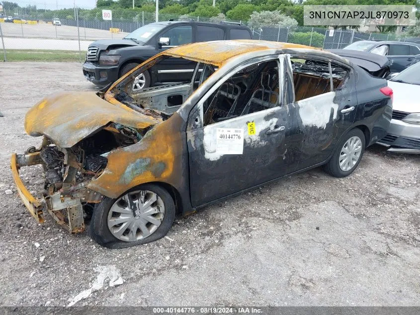 3N1CN7AP2JL870973 2018 Nissan Versa 1.6 Sv