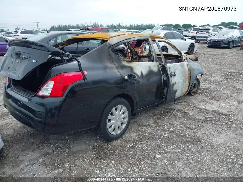 3N1CN7AP2JL870973 2018 Nissan Versa 1.6 Sv