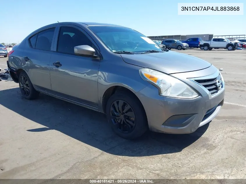 3N1CN7AP4JL883868 2018 Nissan Versa 1.6 S