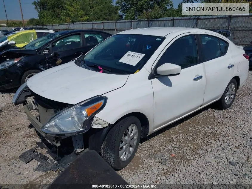 3N1CN7AP1JL860466 2018 Nissan Versa 1.6 Sv