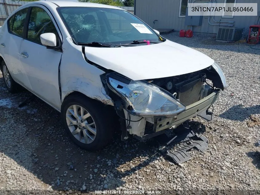 2018 Nissan Versa 1.6 Sv VIN: 3N1CN7AP1JL860466 Lot: 40182613