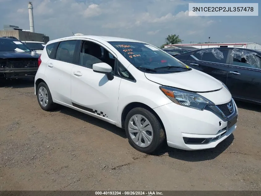 3N1CE2CP2JL357478 2018 Nissan Versa Note S