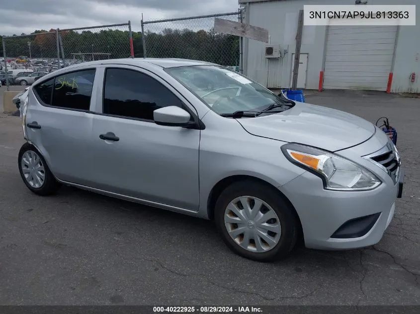 3N1CN7AP9JL813363 2018 Nissan Versa 1.6 S+