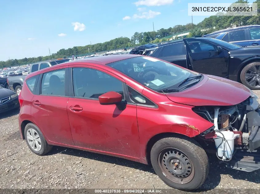 2018 Nissan Versa Note S VIN: 3N1CE2CPXJL365621 Lot: 40237538