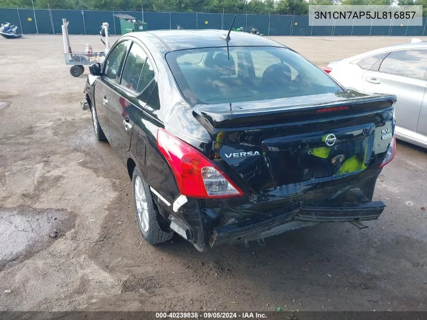 3N1CN7AP5JL816857 2018 Nissan Versa 1.6 Sv