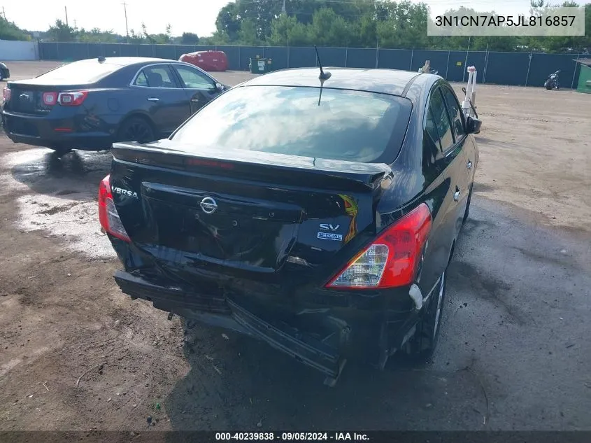 3N1CN7AP5JL816857 2018 Nissan Versa 1.6 Sv