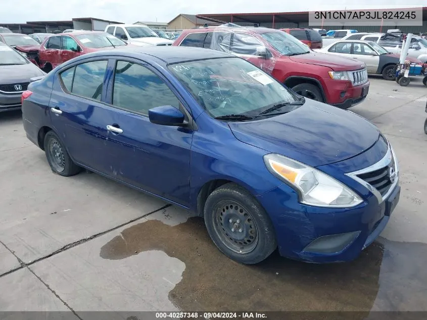 2018 Nissan Versa S/S Plus/Sv/Sl VIN: 3N1CN7AP3JL824245 Lot: 40257348