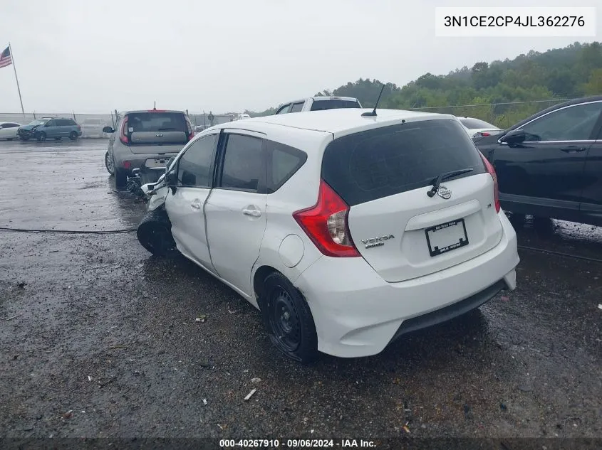 3N1CE2CP4JL362276 2018 Nissan Versa Note Sv