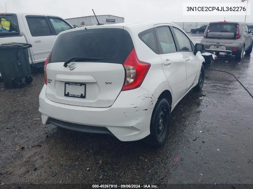 2018 Nissan Versa Note Sv VIN: 3N1CE2CP4JL362276 Lot: 40267910