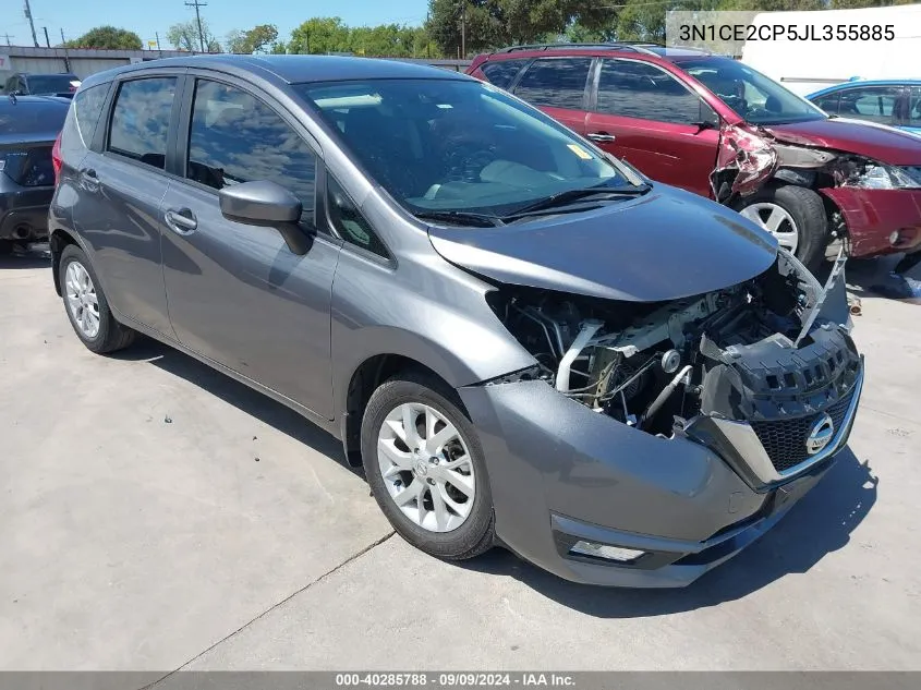 2018 Nissan Versa Note Sv VIN: 3N1CE2CP5JL355885 Lot: 40285788