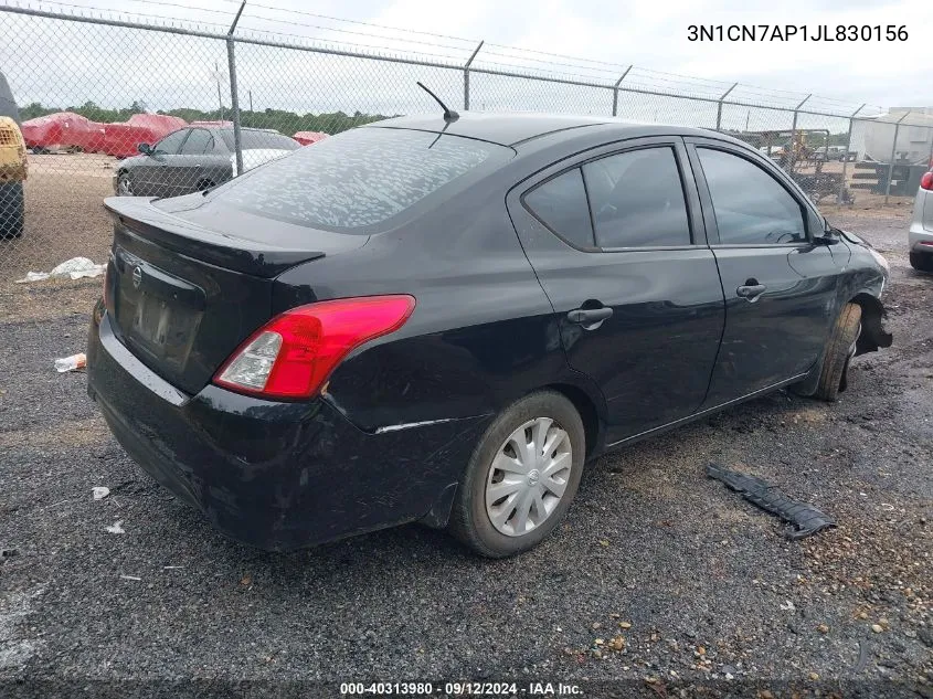 3N1CN7AP1JL830156 2018 Nissan Versa S/S Plus/Sv/Sl