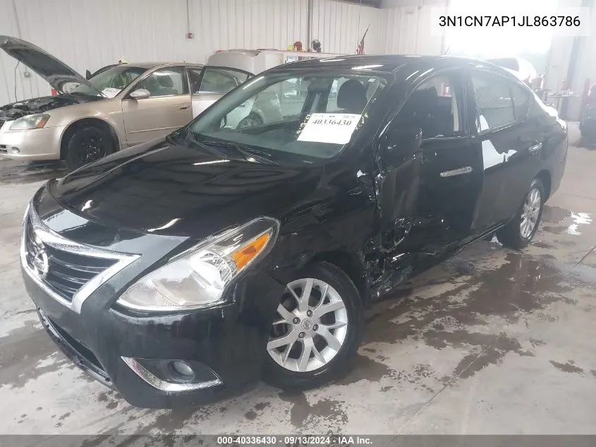 3N1CN7AP1JL863786 2018 Nissan Versa S/S Plus/Sv/Sl