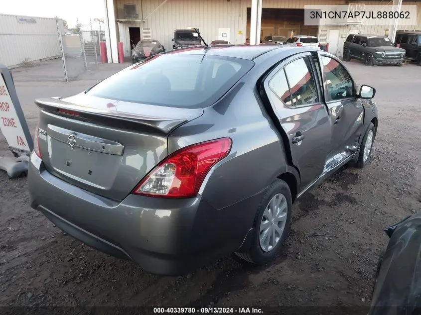 3N1CN7AP7JL888062 2018 Nissan Versa S/S Plus/Sv/Sl