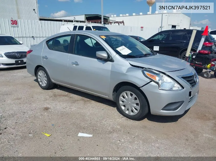 2018 Nissan Versa 1.6 Sv VIN: 3N1CN7AP4JK397521 Lot: 40344503