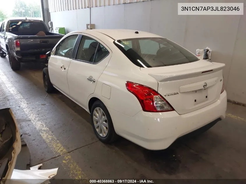 2018 Nissan Versa 1.6 Sv VIN: 3N1CN7AP3JL823046 Lot: 40368863