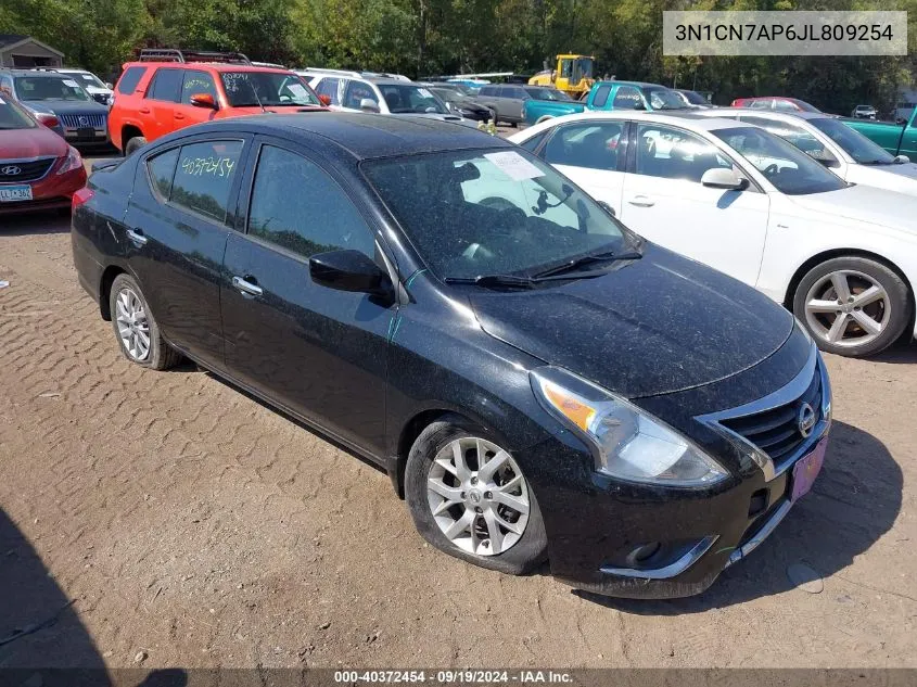 3N1CN7AP6JL809254 2018 Nissan Versa 1.6 Sv