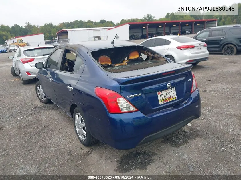 3N1CN7AP9JL830048 2018 Nissan Versa S/S Plus/Sv/Sl