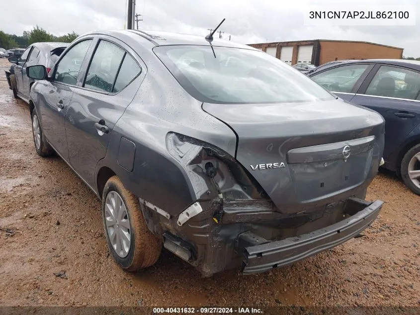 3N1CN7AP2JL862100 2018 Nissan Versa 1.6 S