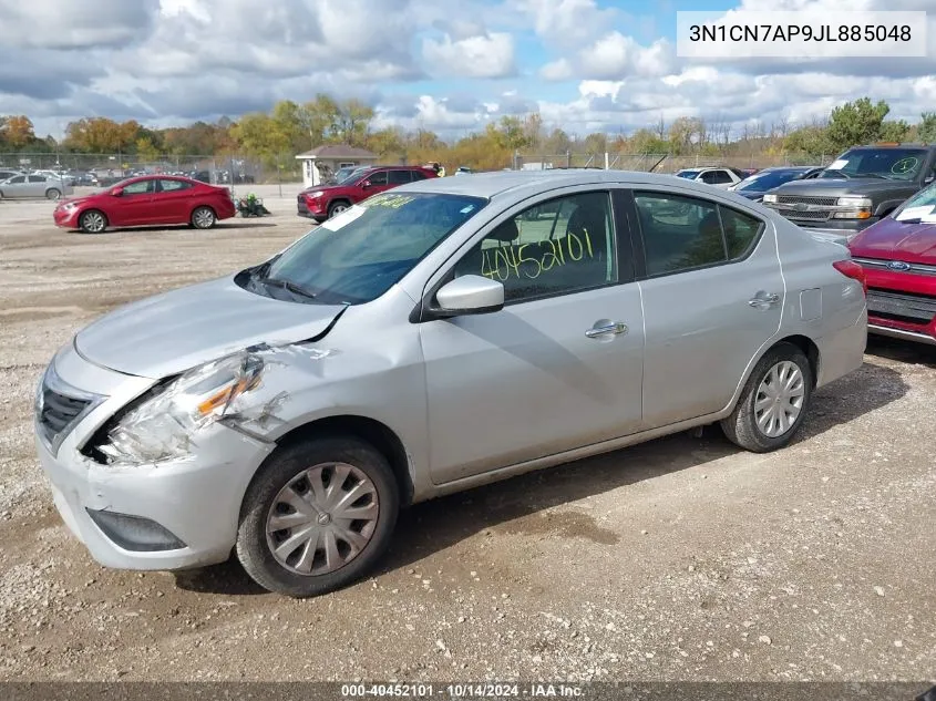 2018 Nissan Versa 1.6 Sv VIN: 3N1CN7AP9JL885048 Lot: 40452101