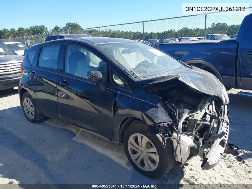 2018 Nissan Versa Note Sv VIN: 3N1CE2CPXJL361312 Lot: 40553841