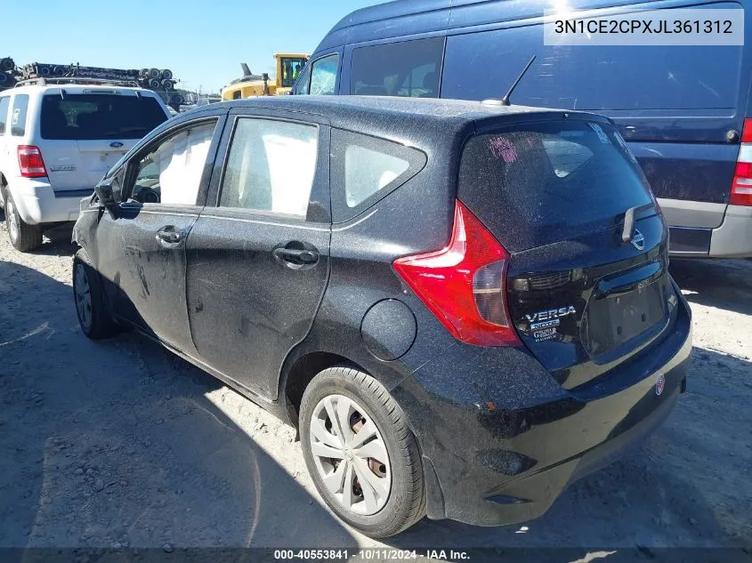 2018 Nissan Versa Note Sv VIN: 3N1CE2CPXJL361312 Lot: 40553841