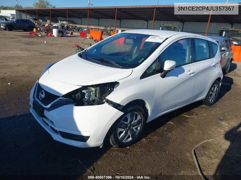 2018 Nissan Versa Note Sv VIN: 3N1CE2CP4JL357367 Lot: 40557396