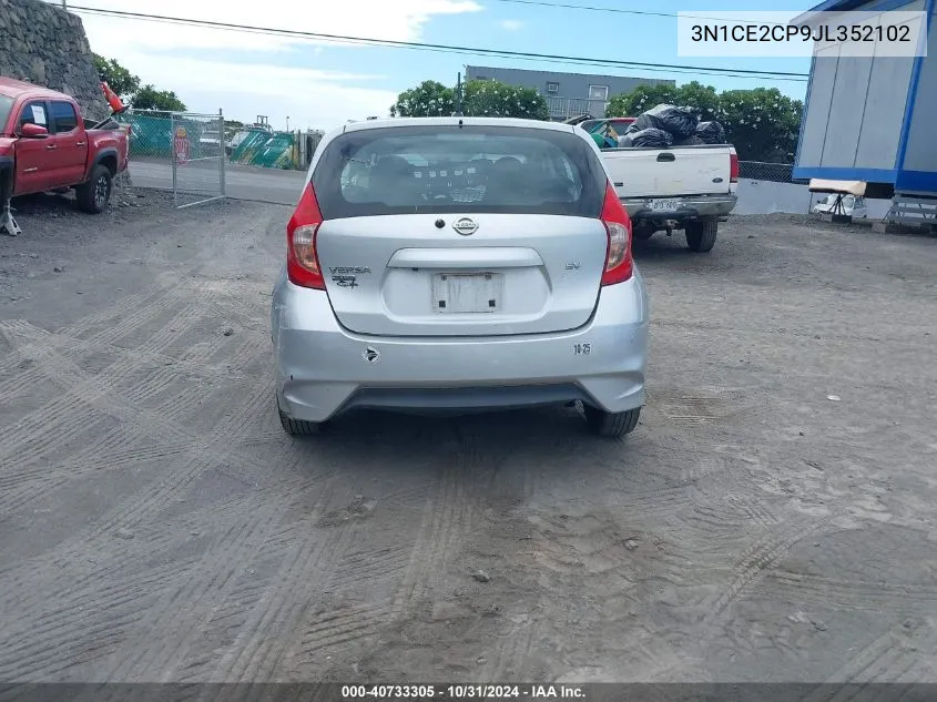 2018 Nissan Versa Note Sv VIN: 3N1CE2CP9JL352102 Lot: 40733305