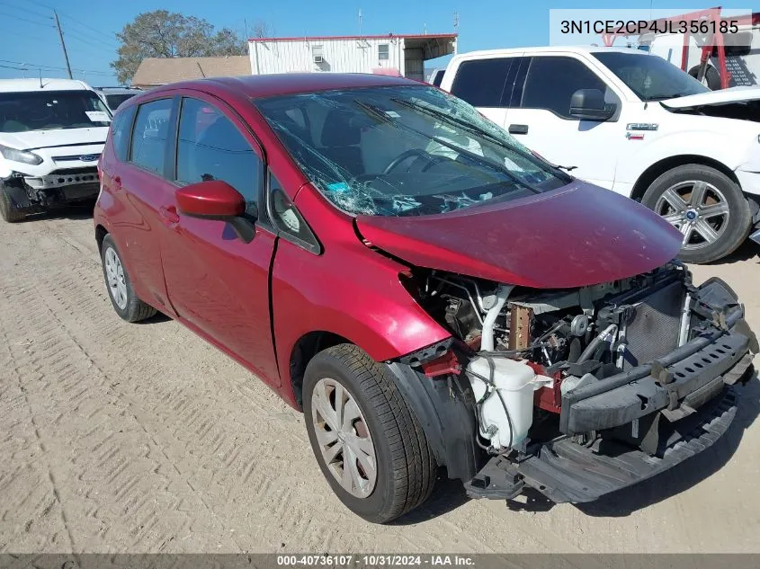 2018 Nissan Versa Note Sv VIN: 3N1CE2CP4JL356185 Lot: 40736107