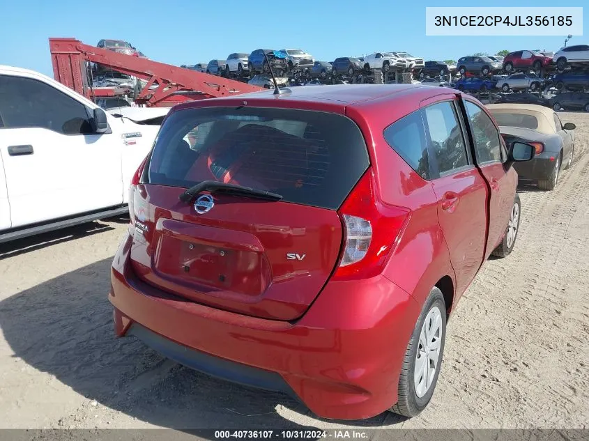 3N1CE2CP4JL356185 2018 Nissan Versa Note Sv