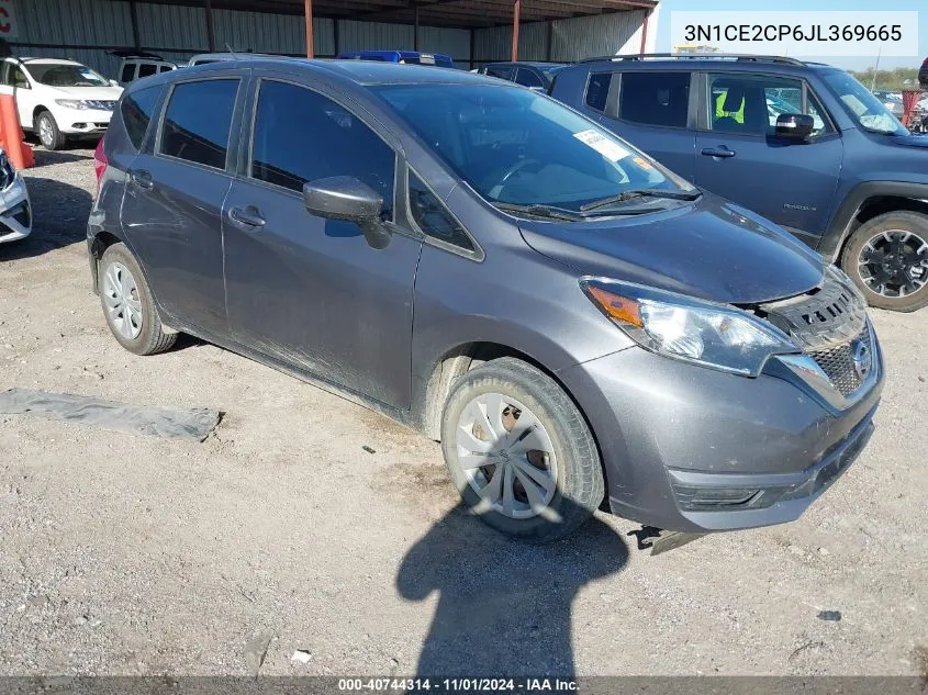 2018 Nissan Versa Note Sv VIN: 3N1CE2CP6JL369665 Lot: 40744314