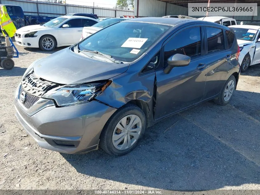 2018 Nissan Versa Note Sv VIN: 3N1CE2CP6JL369665 Lot: 40744314