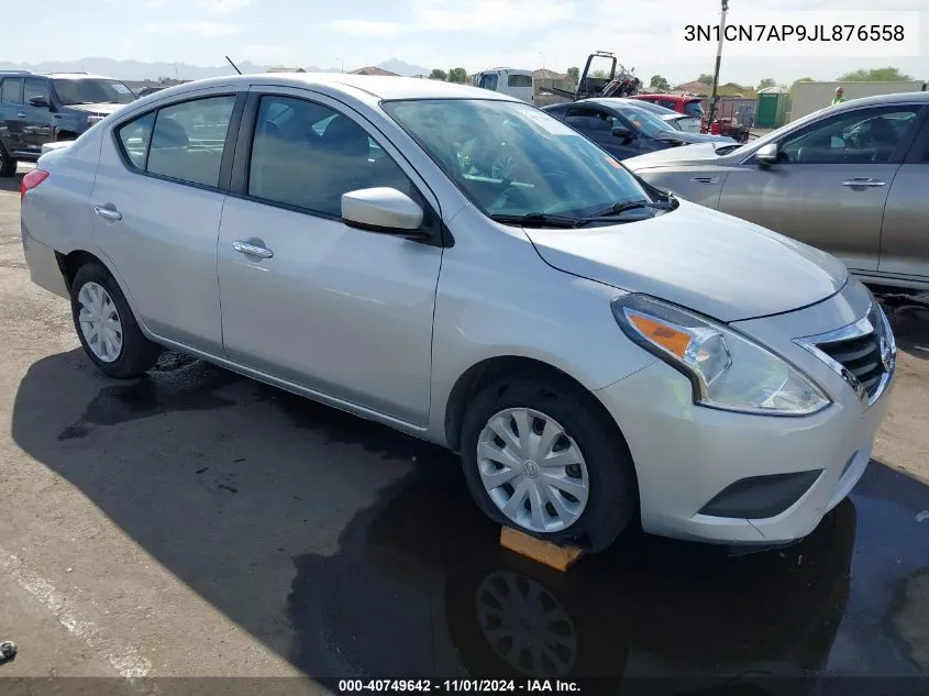 2018 Nissan Versa 1.6 Sv VIN: 3N1CN7AP9JL876558 Lot: 40749642