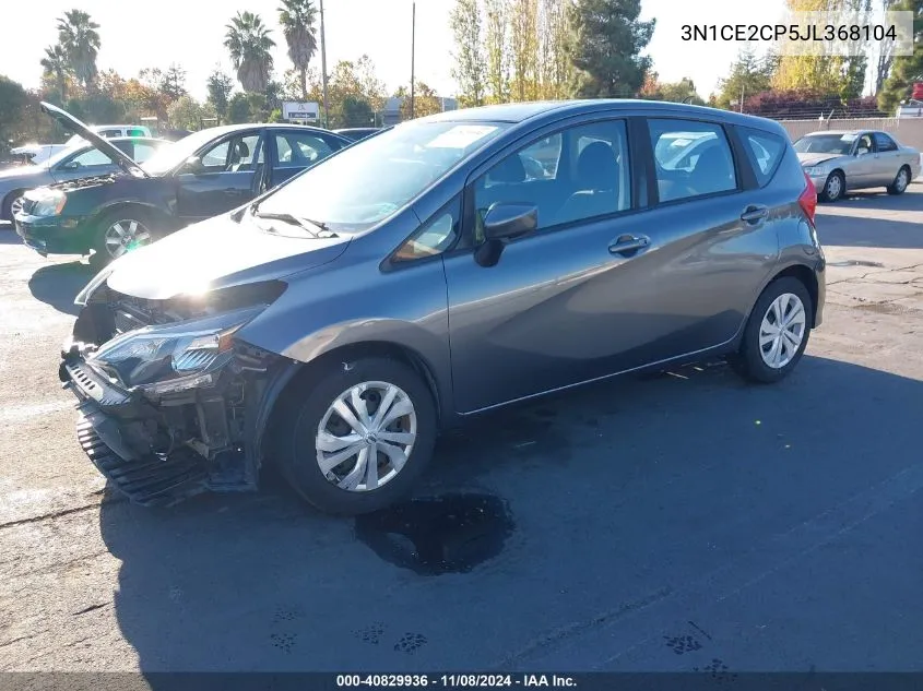 2018 Nissan Versa Note Sv VIN: 3N1CE2CP5JL368104 Lot: 40829936