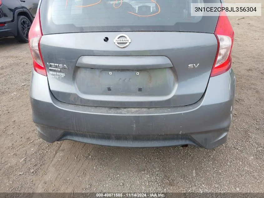 3N1CE2CP8JL356304 2018 Nissan Versa Note Sv