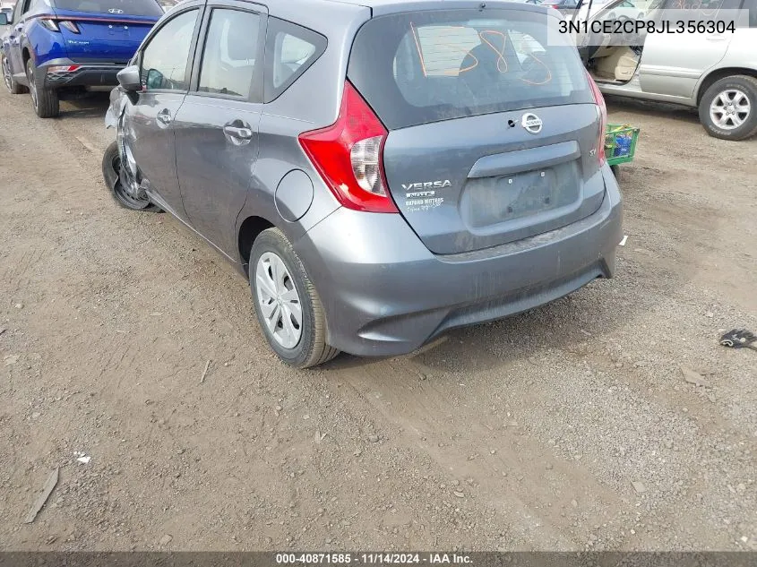 3N1CE2CP8JL356304 2018 Nissan Versa Note Sv