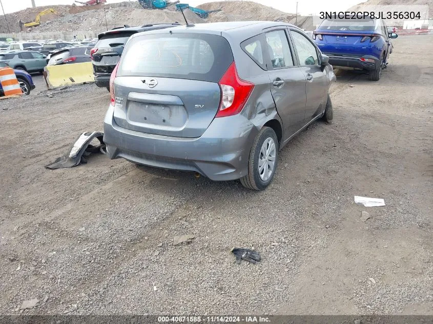 3N1CE2CP8JL356304 2018 Nissan Versa Note Sv