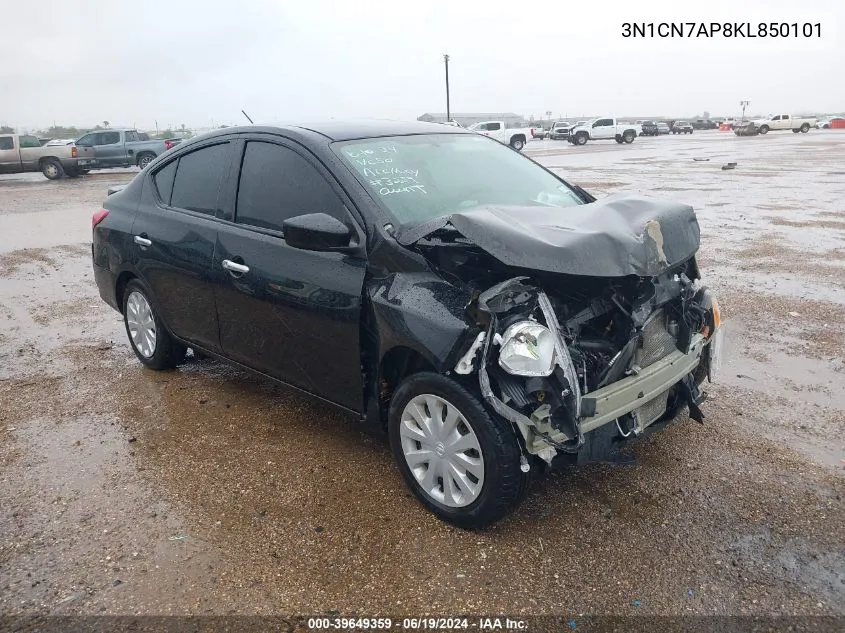 3N1CN7AP8KL850101 2019 Nissan Versa 1.6 Sv