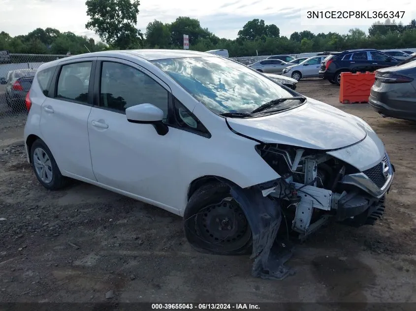 3N1CE2CP8KL366347 2019 Nissan Versa Note Sv